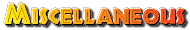 Miscellaneous